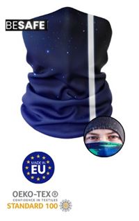 BANDANA CON STRISCIA RIFLETTENTE